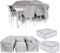 ZXBNNN Outdoors Gartensofa Abdeckung Wasserdicht Bank Abdeckungen 280x160x160cm/LxWxH Abdeckung Gartenmöbel, SchutzhÜLle Gartenmöbel, Winterfest 600D Oxford Gewebe - mehrere Größen