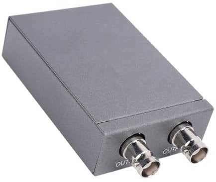4K HDMI to AHD Converter 1 in 2 Out, 1080P HDMI to AHD Adapter Coaxial Conversion Loop Out for HD CCTV Outdoor Home Camera System, AHD DVR NVR Recorder