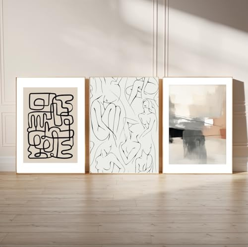 Winund poster set 50x70 cm, UNGERAHMT, Wandposter, deko schlafzimmer, deko, wandbilder, leinwand bilder, wanddeko, poster vintage, bilderrahmen 50x70 (BROWN_50X70)