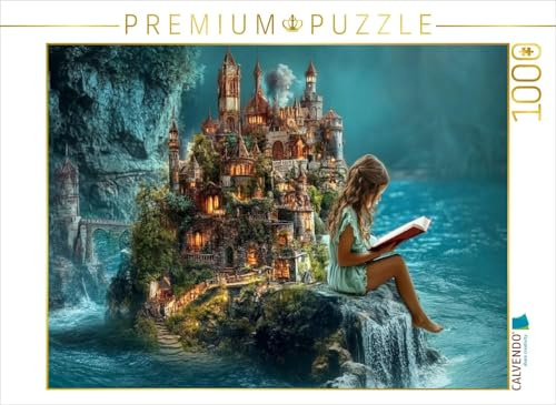 Puzzle · In kleinen Welten - Kind liest EIN Buch | 1000 Teile · Lege-Größe 64 × 48 cm · CALVENDO Puzzle