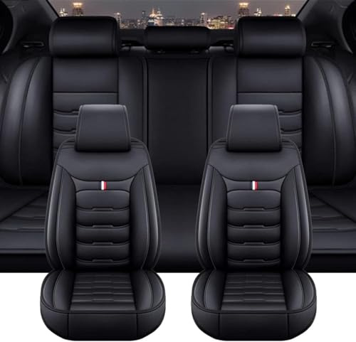 LKIOPSA Auto Sitzbezüge für Mercedes Benz GLC SUV(X253) Glc 200 250 300 300e 350e 2015-2023, PU Leder Autositzbezüge Set, Wasserdicht rutschfest Schonbezüge Auto Sitzauflagen Vordersitze Hinten