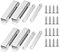 Stainless Steel Door Catchers 4Pcs Auto Closing Cabinet Magnets for Secure Closures in Wardrobe Closet Door Catchers