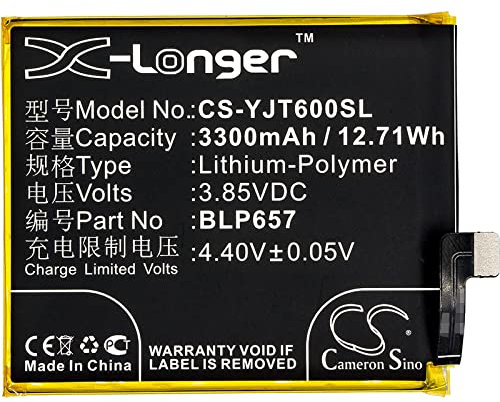 Akku für Smartphone OnePlus 6, 3,85V, Li-Polymer