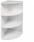 Elito Home & Garden New White Wooden Bathroom Cabinet Shelf Cupboard Bedroom Furniture Storage Unit (3 Tier Corner Shelf)
