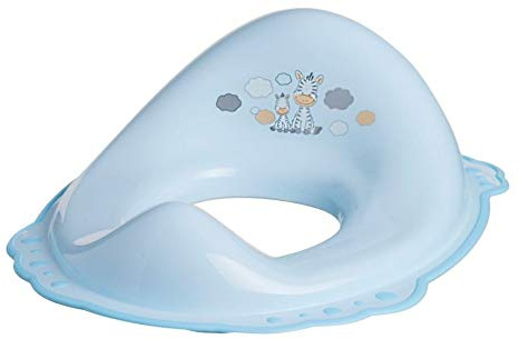 Baby Kids Toddler Plastic Potty Ring Toilet Seat Chair Trainer Training Portable Insert Seat Boys and Girls Anti-Slip 12m+ Blue