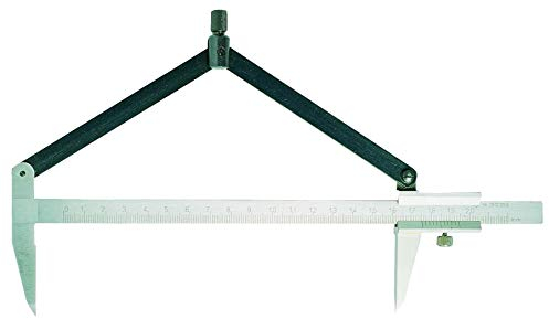 MIB Zirkel-Messschieber mit oder ohne Hartmetallspitzen zur AUSWAHL: 300 mm, mit HM-Spitzen