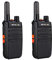 Retevis RB635 Walkie Talkie, Portable 2 Way Radio with LED Flashlight, License Free PMR446, VOX, Emergency Alarm, Professional 2 Way Radio Long Range for Family, Retail(Black, 2Pcs)