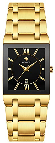 rorios Klassische Herren Uhren Analog Quarz Armbanduhren Edelstahlband Zifferblatt Multifunction Uhr mit Kalender Modische Männer Armbanduhr
