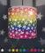 Ereki Ceiling Pendant Light Shade - Projector Stars Effect Light Cover - Magnetic Ceiling Night Light Lampshade Kit for Interchangeable Designs (Rainbow, B22 Bulb Included)