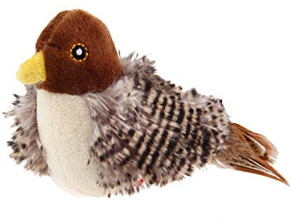 Suhaco Chat Grincer Jouet GiGwi Mélodie Ciseleur Série Jouets Interactifs pour Chats avec Son de Oiseau pour Chaton D'intérieur (Oiseau)
