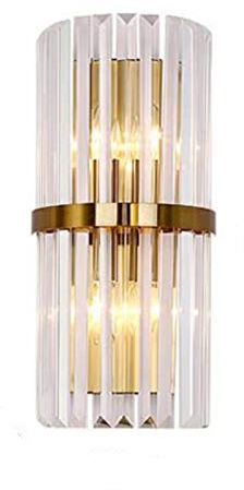 MZStech E14 Kristall WandleuchtenLampe, moderne Kristall Wandleuchten Leuchten Kristall Wandleuchte Licht (Goldbasis)