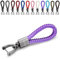 KEYU Schlüsselanhänger im maritimen Look mit Kordel für Damen & Herren | Schlüsselband | Autoschlüsselanhänger | Lanyard mit Karabiner (Lavendel/Lila)