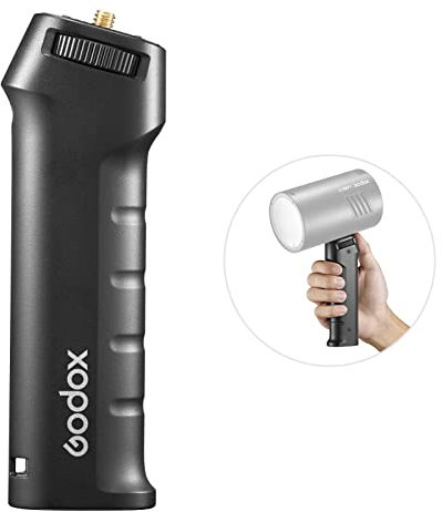 Godox FG-100 Flash Grip Camera Speedlite Handle with 1/4inch Screw Compatible with Godox AD100pro AD200pro AD300pro and Other Flash LED Light with 1/4inch Threaded Hole