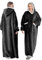 FEELJAM Decke mit Ärmeln und Kapuze, Hoodie Decke Erwachsenen-Ärmeldecke, Weich Warm Kuscheldecke mit Ärmeln(Schwarz, 180lang)