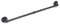 Porte-serviettes de style industriel 60 cm de long - Noir
