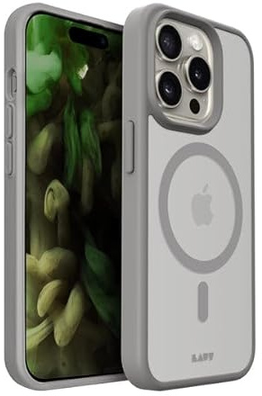 LAUT - HUEX Protect Hülle kompatibel mit der iPhone 15 Pro Max (6.7) - Grey