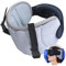 SARISUN Oreiller de Voyage, Oreiller Cervical avec Masque pour Les Yeux, Oreiller d'avion pour Long vol, Oreiller de Voyage pour Voiture, Appui-tête de Voiture, Gris