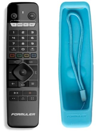Formuler Télécommande infrarouge pour Formuler z7+5g, z8, z8pro, z10 Promax, Pro, Se, Z11 Pro, ProMax, zPlusNeo, zAlpha, ccModel + BonusSilicone