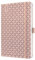 SIGEL J5131 Wochenkalender 2025 A5, Jolie, rose, Hardcover, Gummiband, Stiftschlaufe, Einstecktasche, 174 Seiten, vegan, Buchkalender, Terminplaner