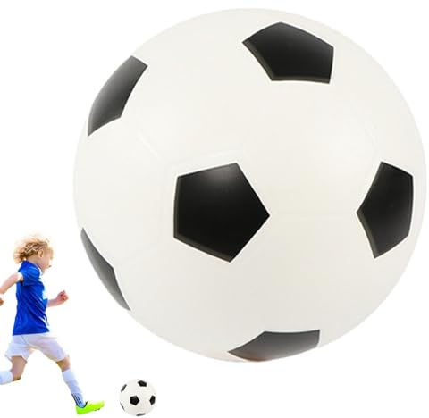 Meindin Silent Hallenfußball, 21 cm Beschichteter Schaumstoffball Mute Ball Trainings Basketball, Weicher Geräuschloser Schaumstoffball, Fußball Für Erwachsene, Jungen Und Mädchen Jeden Alters