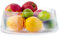 Anton Studio Designs Empire 26 cm Handmade Serving Bowl for use as a Salad Bowl or Fruit Bowl for Every Occasion - Clear