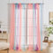 NETMEO 2 Paneele transparente Vorhänge, Vorhänge für Mädchenzimmer, Schlafzimmerdekor-Vorhänge mit Einhornmotiv, lichtdurchlässige Vorhänge für das Wohnzimmer (Rosa Blau Lila, B132xH160 cm)