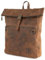 Berliner Bags Vintage Rucksack Utrecht XL aus Leder, Fahrradrucksack mit Laptopfach für Damen und Herren - Braun