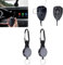 Ezcora Ham Radio Microphone Keeper for Car Use Heavy Duty Retractable MIC Holder with 25 Inch Steel Cable 2 Pack