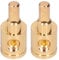 Giwnhvx 2PCS Power Wire Reducer Audio Amplifier Reducer 0GA Pure Copper Gold Plated Wire Reducer Terminal Connector for Car Audio Amplifier