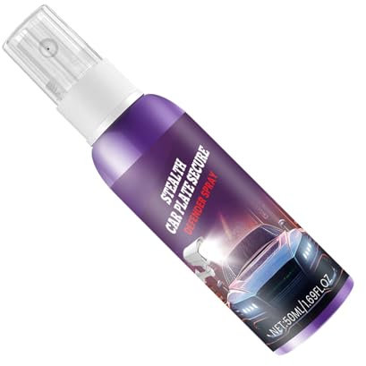 pumpumlia Spray riflettente invisibile per targa auto, adatto per visibilità notturna, garantisce una chiara leggibilità automobilistica e