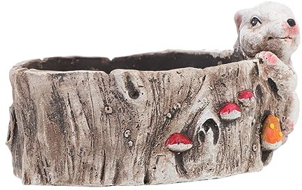 IWOWHERO 1 Stück Entzückende Sukkulents DIY Blumentopf Ornament Zement Sukkulenten Pflanztopf