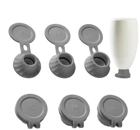 Inverted Bottle Cap - Bottle Emptying Caps, Stand Inverted Bottle Cap | Bottle Emptying Kit, No More Wasted Product, Fits Most Bottles, Get Every Drop of Shampoos, Lotions, Base Caps and Adapters