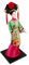 Gogogmee Traditionelle Kleidungpuppen Traditionelles Figur sammelbar Traditionelle Handwerkspuppe Hanfu-Puppe antike Puppen Traditionelles chinesisches Kunsthandwerk Seidenfigur Harz Green