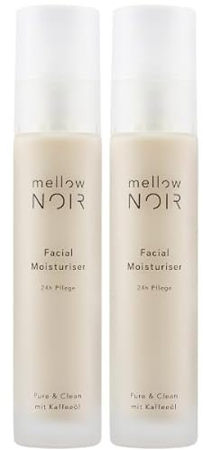 mellow NOIR Facial Moisturizer 50ml | 24h Feuchtigkeit | Feuchtigkeitscreme für das Gesicht | Gesichtscreme für Damen & Männer | Vegan | zertifizierte Naturkosmetik