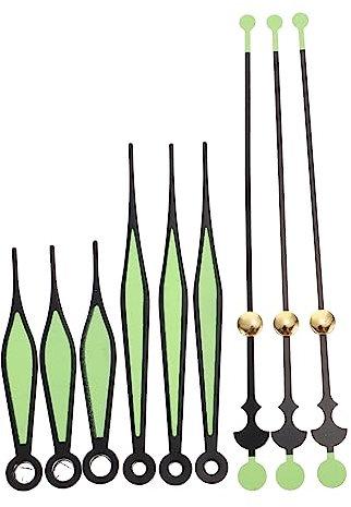 SHINEOFI 10sets Accessori per Orologi Parti Ricambio per Orologi Murali per Riparazioni DIY e Creazioni