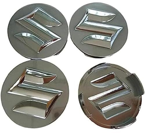 LJJWIW 4 Pièces Voiture Cache Moyeux pour Suzuki Swift Sport SX4 54mm,Capuchons Centre Roue Moyeu Enjoliveur Jantes Enjoliveurs Résistant Corrosion Accessoires,B