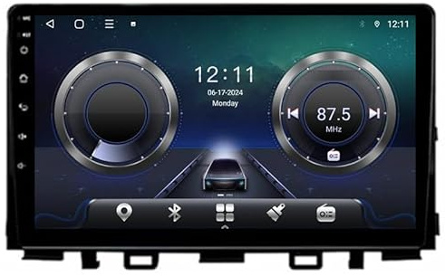 Android 15 Autoradio 9 Pulgadas Radio Coche con Pantalla Táctil para KIA Rio Stonic YB 2016-2020,GPS BT WiFi USB WiFi DSP Reproductor de Pantalla Mandos Volante,8 Core 4G+WiFi 2G+32G