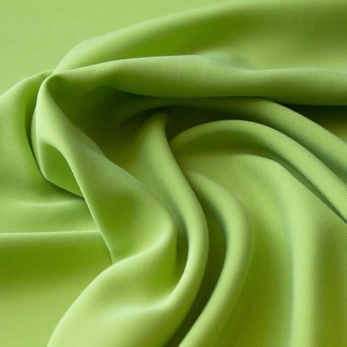 Tencel-Lyocell-Twill-Stoff ~ 147,3 cm breit, erhältlich in 8 Farben: Weiß, Armeegrün, Marineblau, Apfelgrün, Schwarz, Rosa und Pfirsich-Apfelgrün
