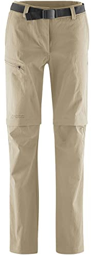 maier sports Women's Nata Functional Outdoor Zip Off Stretch Pants