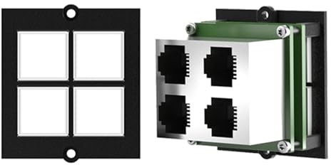 BACHMANN Rahmen 4xTaster 4xRJ11