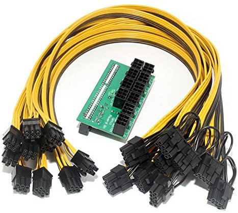 Breakout Board + Kabel, Starall Netzteil Breakout Board + 100 Kabel Für HP 1200 W/750 W Power Modul Bergbau Ethereum