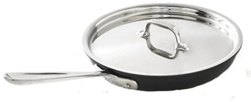 All-Clad NS1 Bratpfanne mit Deckel, Antihaftbeschichtung, Induktion, 10 Zoll
