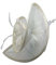 Finecy In - Ladies & Women Occasions Races Ladies Day Royal Ascot Floral Weddings Hat Fascinator Clip Aliceband (Cream)