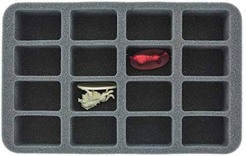 HS035DC15 Schaumstoffeinlage kompatibel mit Descent: Reise ins Dunkel 2. Edition - 16 Figuren