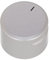 sparefixd Manopola interruttore piano cottura argento per Beko OIF22301XR OIM22300X OSF22110X plastica