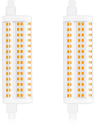 Bonlux 20W 118mm R7s Dimmable Ampoule LED Blanc Chaud 2700K J118 double extrémité spot 2200lm équivaut à 200W ampoule halogène pour maison, salon, balcon, hôtel, restaurant, etc(2pcs)