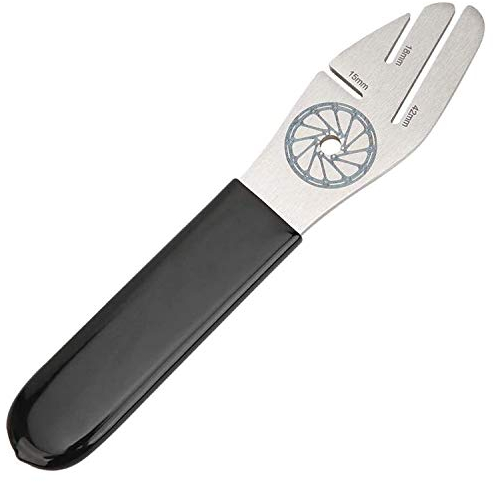 TuoTu Bicycle Rotor Truing Fork with Multi Slots, Bike Disk Brake Rotor Alignment Tool