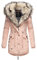 Navahoo Damen Winter Jacke Stepp Parka Mantel Winterjacke warm gefüttert Kunstpelz Sweety S-XXL (Rosa, S)