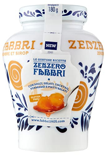 Zenzero Fabbri 600g | Pepite di Zenzero semicandite in sciroppo di zenzero e curcuma