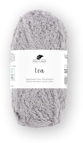 Pro Lana Lea speichelechtes Plüschgarn Teddygarn 25g 100% Polyester (94 rauch)